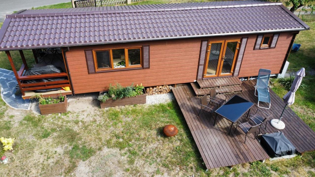Tiny House Am Wald Leilighet Krina Eksteriør bilde
